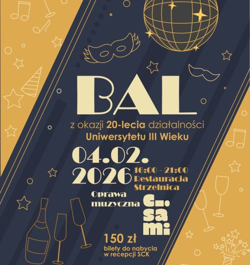 Uroczysty Bal z okazji Jubileuszu 20-lecia działalności Uniwersytetu III Wieku